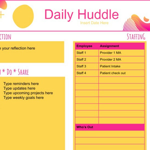 Nurse Huddle Boards Etsy Nurse Huddle Boards Etsy