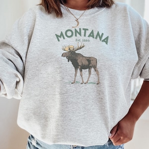 Montana Moose Sweatshirt