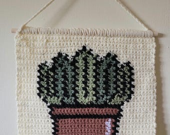 Simple Succulent | Crochet Tapestry Pattern | Crochet Plant  | Botanical Crochet | Crochet Plant | Spring Crochet