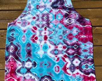 Camiseta sin mangas de hombre talla XL con estampado tie-dye personalizado