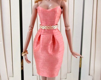 What a Peach! - Fashion for 12" Dolls such as Fashion Royalty, Silkstone Barbie, Victoire Roux, Made to Move Barbie, and Nu.Face Dolls
