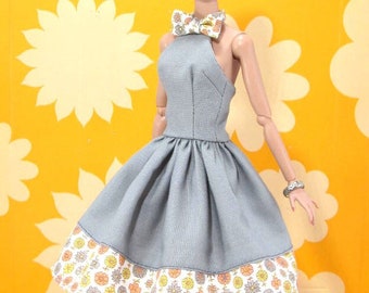 Once and Floral - Dress for 12" Dolls Such as Fashion Royalty, Silkstone Barbie, Mizi, Nu.Face, Poppy Parker and More