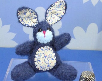 Forget Me Not Bunny Rabbit - Miniature Stuffed Animal