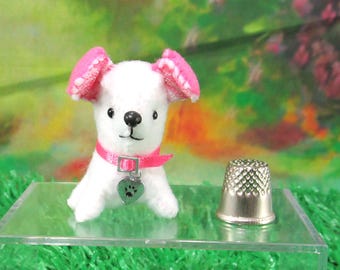 Nosebud - Miniature Puppy Dog Plushie