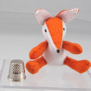 Foxy Miniature Stuffed Animal image 2