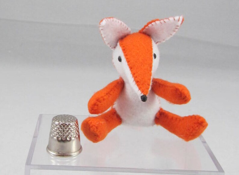 Foxy Miniature Stuffed Animal image 2