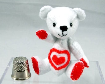 Be Still My Heart Teddybär - Miniatur Kuscheltier
