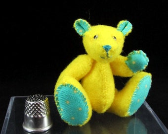 Sun Spot - Miniature Jointed Teddy Bear Plush