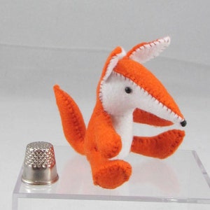 Foxy Miniature Stuffed Animal image 3