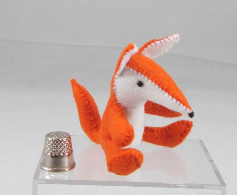 Foxy Miniature Stuffed Animal image 3