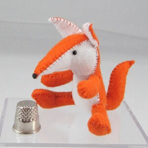 Foxy Miniature Stuffed Animal image 1