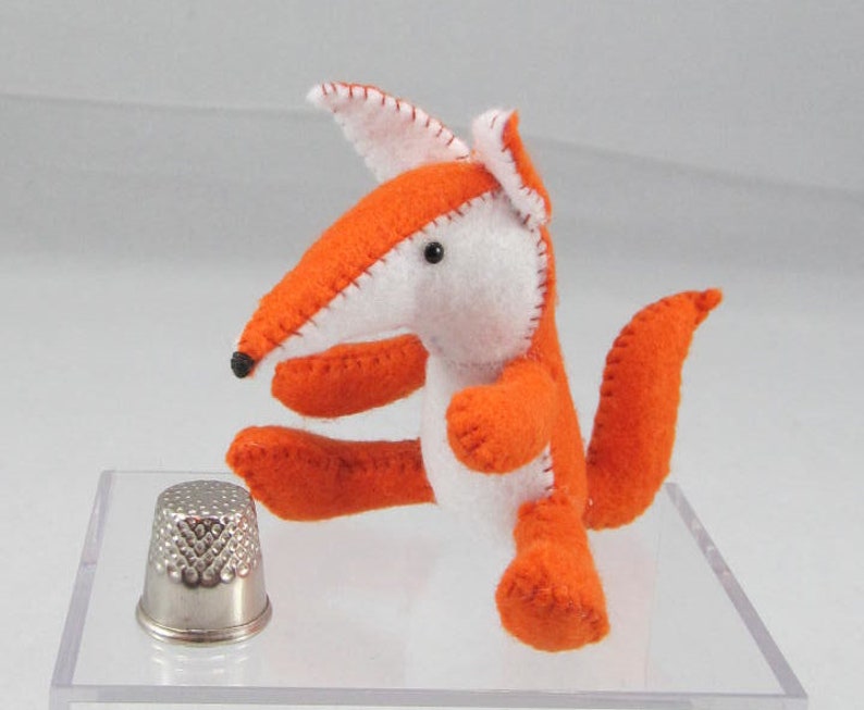 Foxy Miniature Stuffed Animal image 1