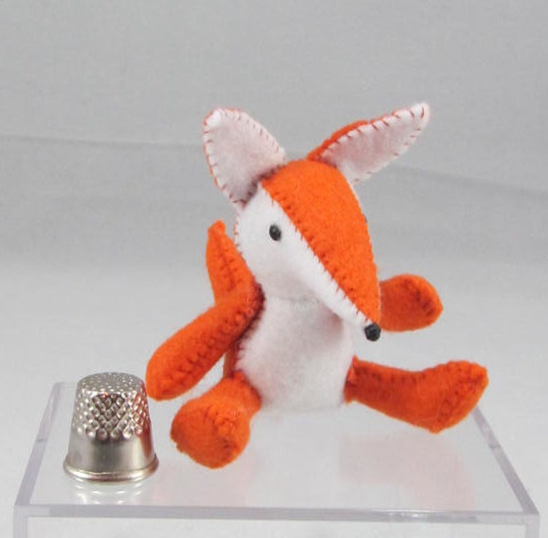 Foxy Miniature Stuffed Animal image 4