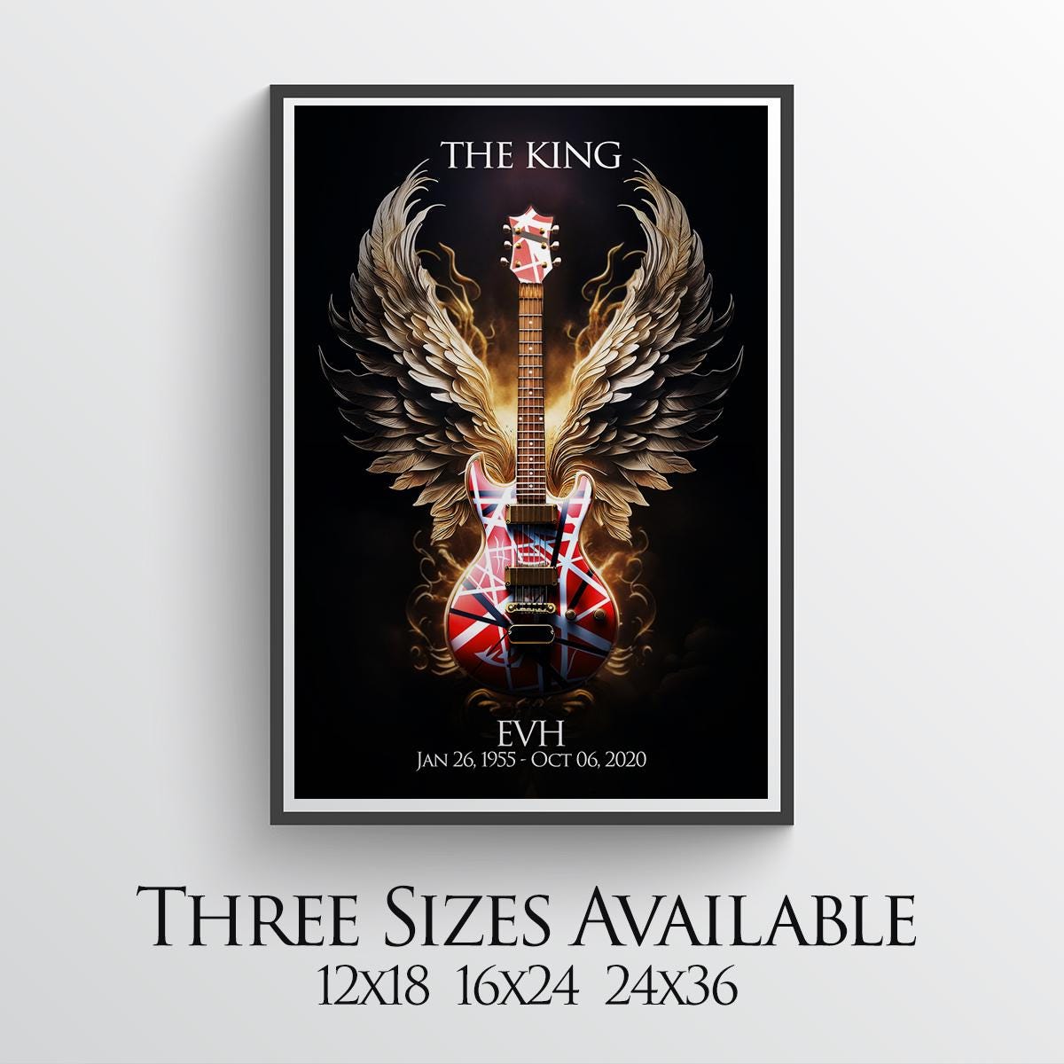 Eddie Van Halen Art - Etsy
