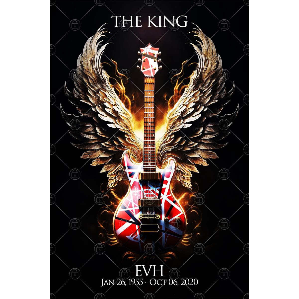 Eddie van halen autograph - Etsy 日本