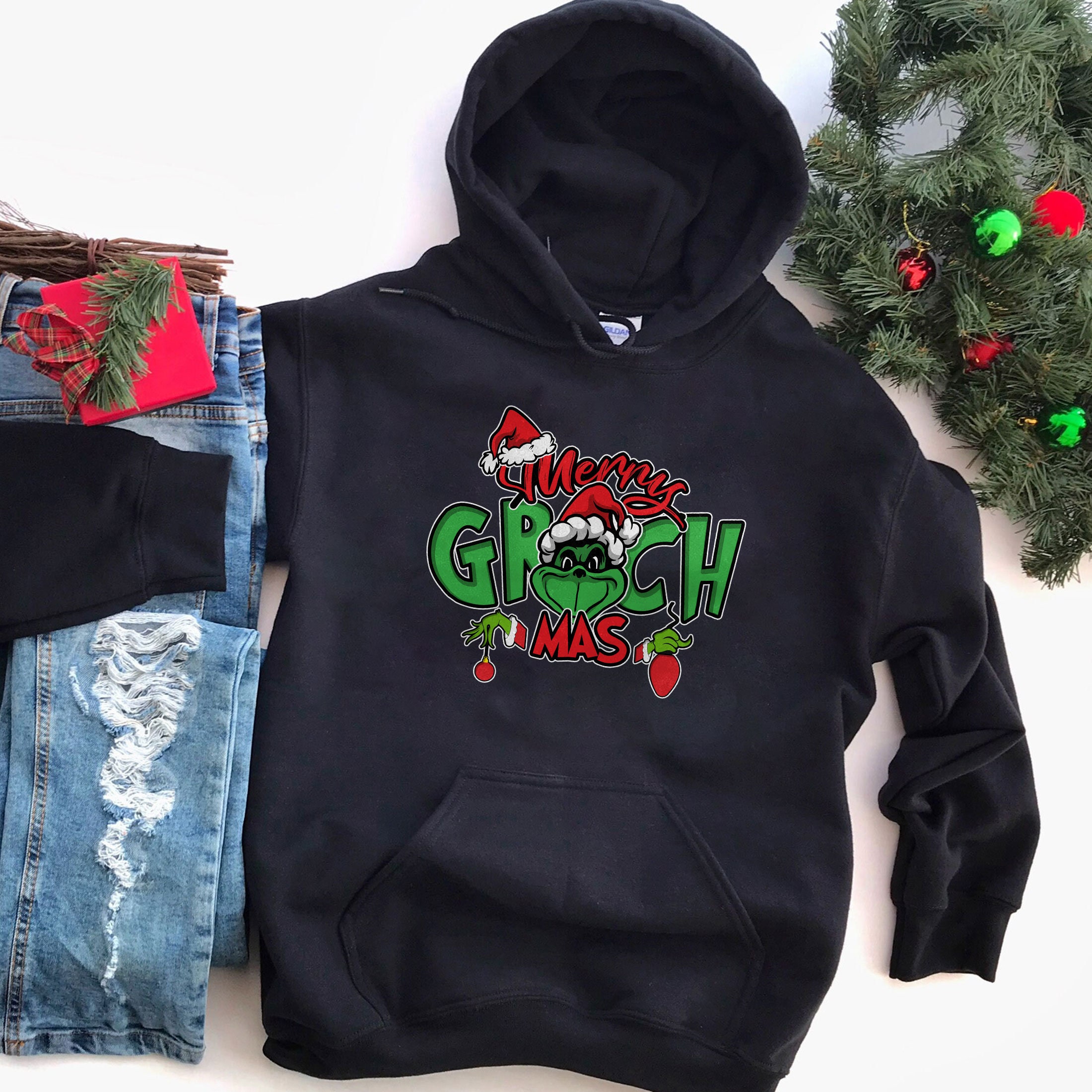 Merry Grinchmas 2023 Crewneck Sweatshirt Family Christmas - Etsy