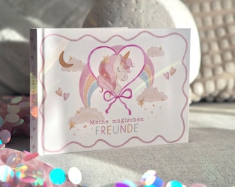 Children's friendship book, kindergarten friendship book, nursery friendship book "Magical Unicorn"