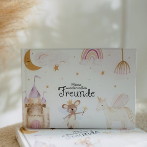 Kinder Freundebuch Kindergarten Freundebuch Kindergartenfreundebuch Krippe Freundebuch "Einhorn"