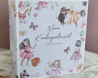 Kindergarten folder, crib folder, kindergarten folder, children's folder, crib folder, FREELY CUSTOMIZABLE "Fairy"