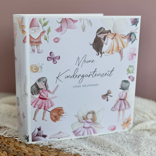 Kindergarten Ordner Krippen Ordner Kindergartenordner Kinder Ordner Krippenordner FREI PERSONALISIERBAR "Fairy"