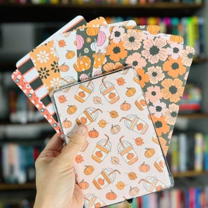 Funda para Kindle con cartulina de otoño, funda transparente para Kindle con papel, accesorio para Kindle, regalos para amantes de los libros, funda para lector electrónico, funda para Paperwhite
