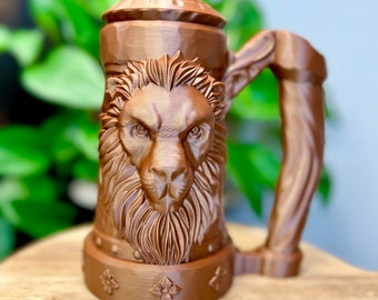 The Lions Brew Mug- Can Holder/Dice Roller From Mythic Mugs by Ars Moriendi