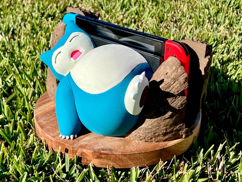 Snorlax Switch Dock Cover- Hand Painted - Video Game Accessories ...