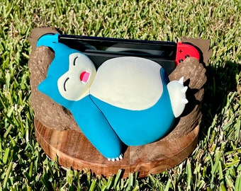 Snorlax Switch Dock Cover- Hand Painted - Video Game Accessories - Console Gaming - Classic & OLED - Pokemon