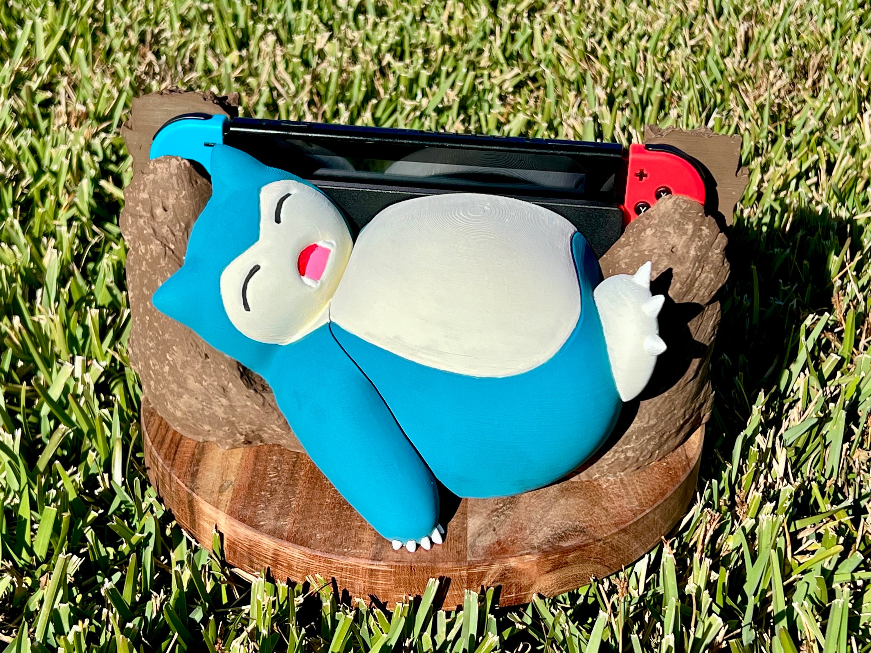 Snorlax Switch Dock Cover- Hand Painted - Video Game Accessories ...