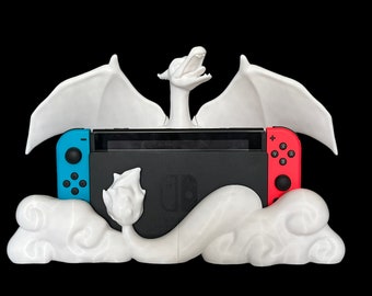 Charizard Switch Dock Cover- Hand Painted - Video Game Accessories - Console Gaming - Classic & OLED - Pokemon - Switch Guardian