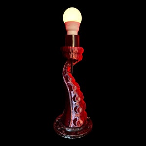Kraken Tentacle Desk Lamp - INCLUDES Smart Bulb - Unique Light - Octopus Tentacle Lamp - 3D Printed Color Changing Lamp