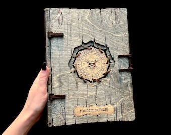Pirate Book Box - Dice Roller - Dice Storage - Card Storage - Fake Book