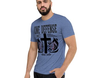 Camisa de fe para hombre, camisa de una defensa, camisa del día del padre