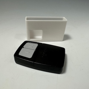 Garage Door Remote Pocket (Black or White) (2 Sizes) (Adhesive Backed)