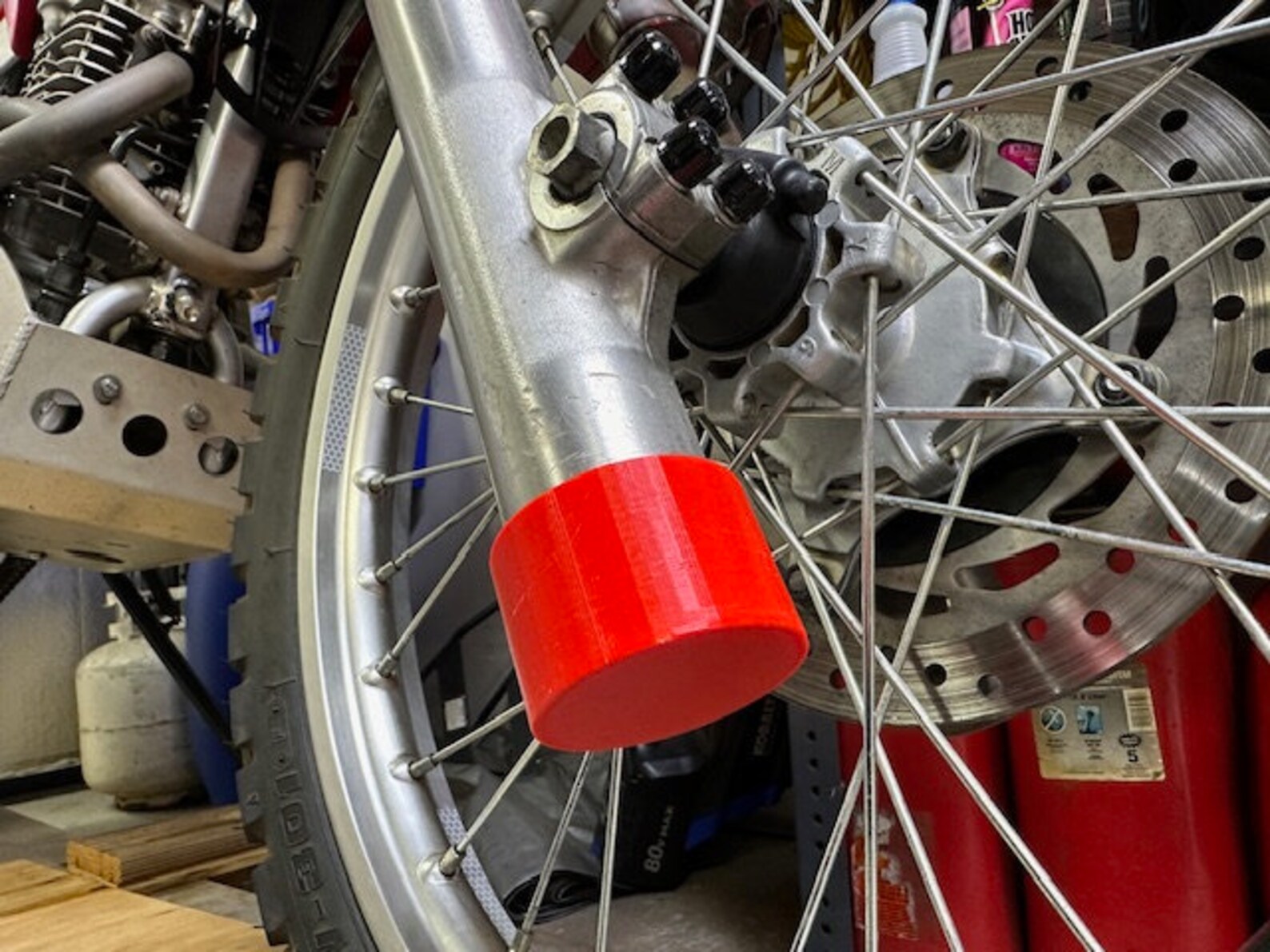 Honda XR650L Lower Front Fork Guard, Front Fork Shoe Etsy