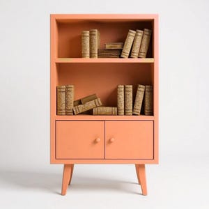 Bookself STL File - Miniature Furniture - Dollhouse 1:12 Scale - 3D Printable Files