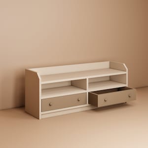 Console with Drawers STL File - Miniature Furniture - Dollhouse 1:12 Scale - 3D Printable Files