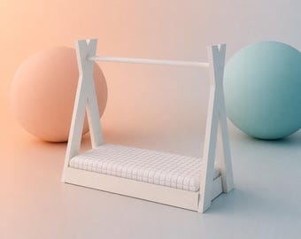 STL Files - 3D Print Files - Miniature Furniture - Dollhouse 1:12 Scale - Baby Room Bed