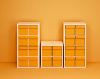 Ikea Regale STL Datei - Miniatur Möbel - Puppenhaus Maßstab 1:12 - 3D Druckbare Dateien