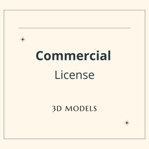 Commercial Lisence for 3D Models