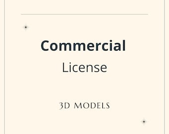 Licencia comercial para modelos 3D