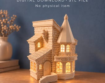 Christmas Candy Store 3D STL File