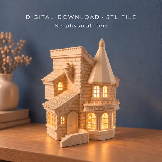 Christmas Candy Store 3D STL File