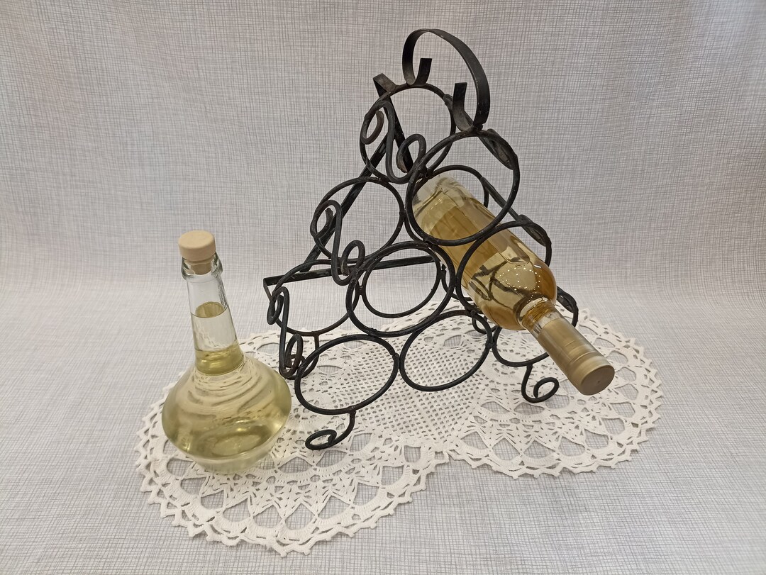 Cast Iron Wine Rack Wall Wine Rack Vintage Decoration Etsy