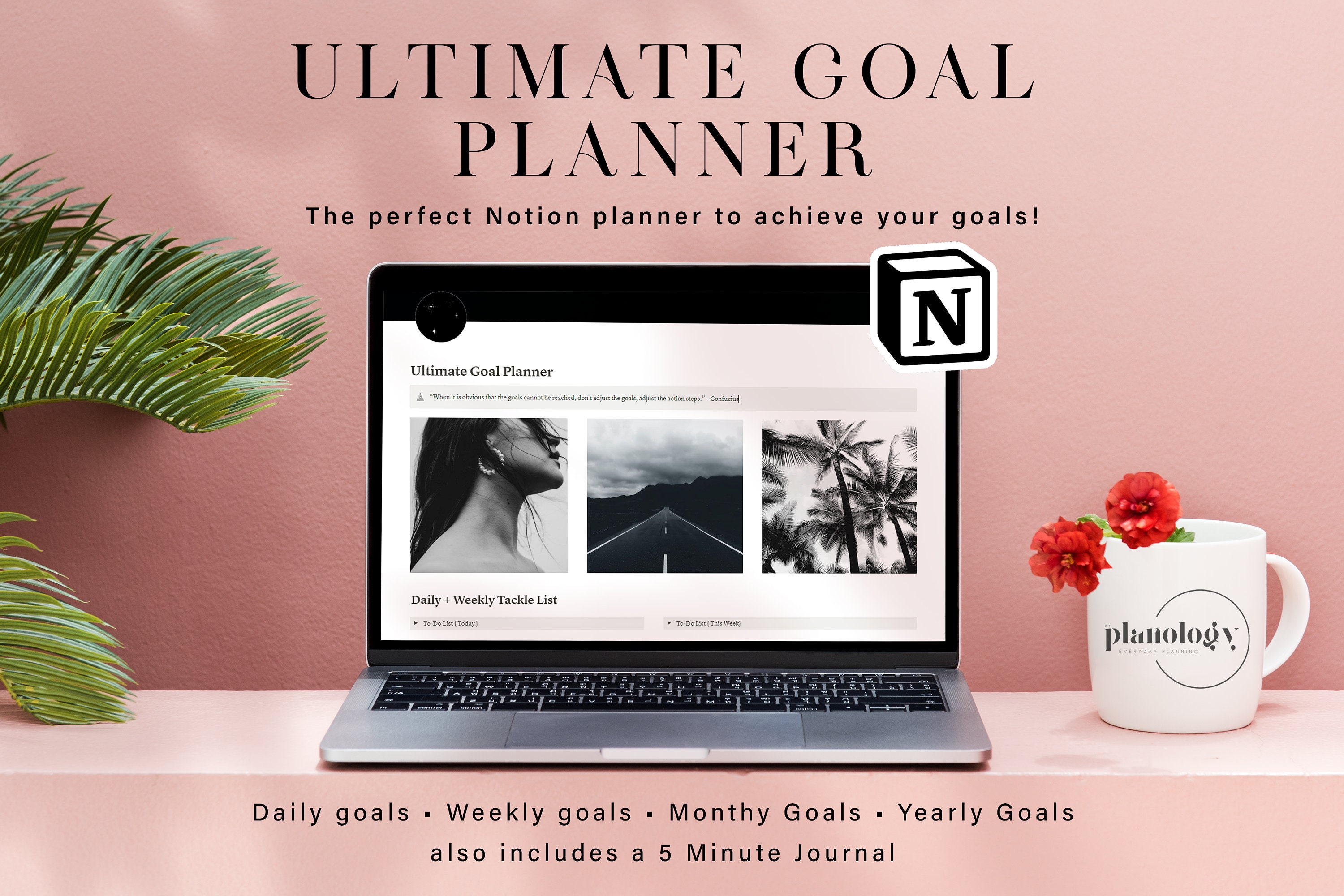 Notion Goal Template Notion Digital Planner Life Goal Manifesting