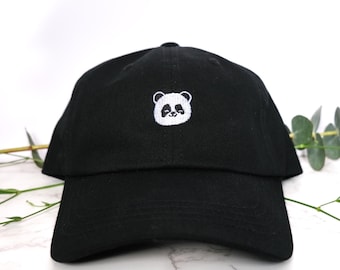 Embroidered Panda Dad Hat | Unisex Cotton Baseball Cap