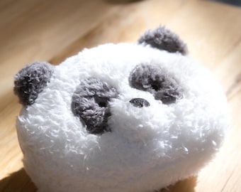 Panda Plush Pouch | Soft Squishable Zipper Pouch, Panda Coin Purse