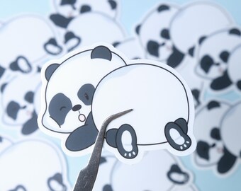 Bottoms Up Panda Sticker | Funny Hand-Drawn Vinyl Decal