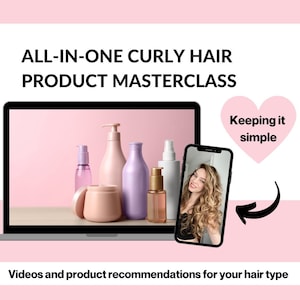 Curly Hair Product Masterclass | Video Learning | Online Course |  Product Recommendations | How-to | Hair Care | Hair Goals | Curly Hair