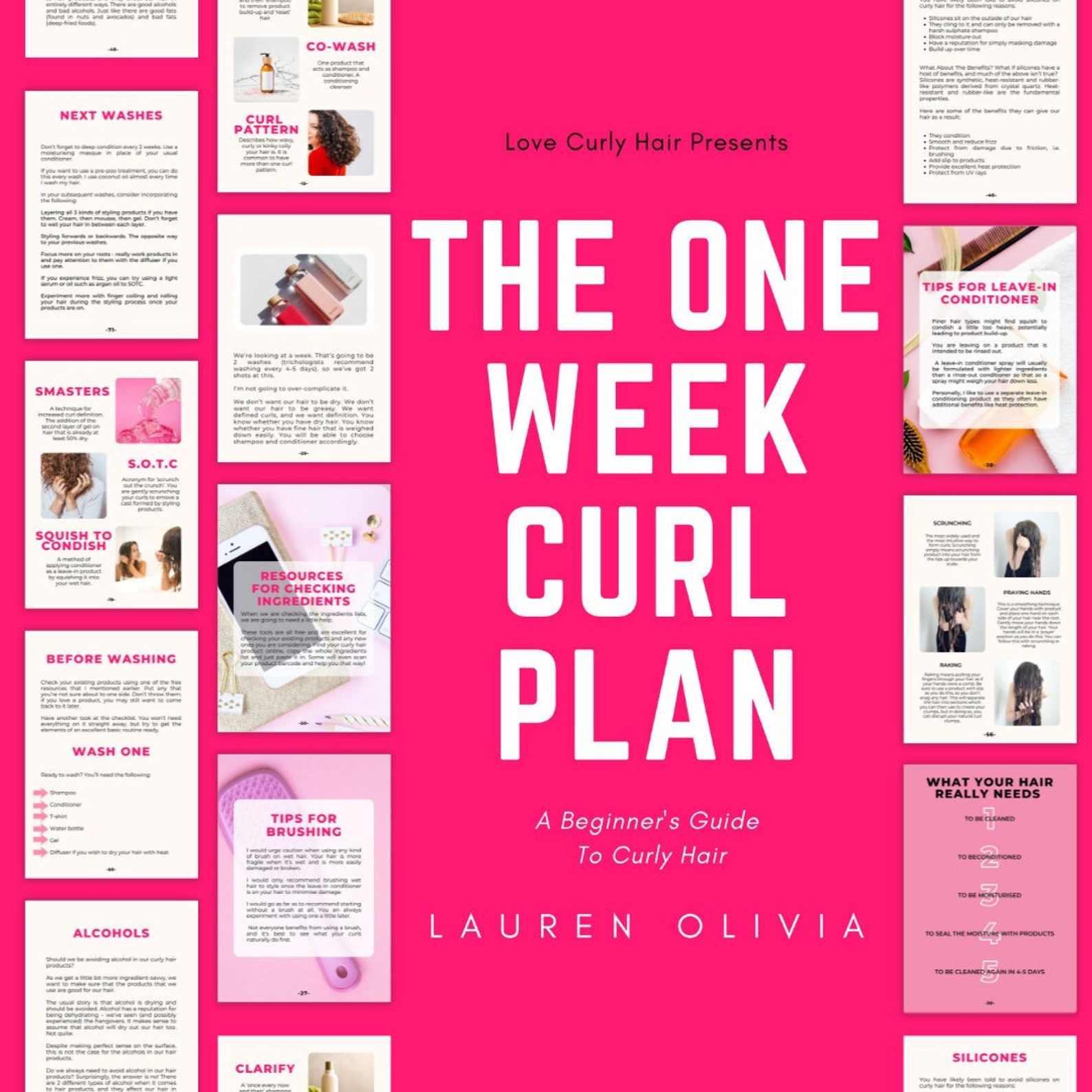 Curly Hair Care Ebook // Hair Care, Hair Goals, Selfimprovement
